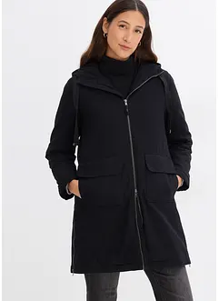 Weiter Winterparka mit Kapuze und Teddyfutter, bonprix