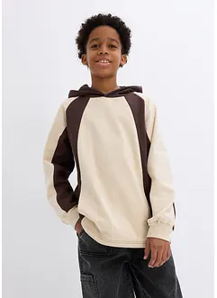 Jungen Kapuzensweatshirt aus Bio Baumwolle, bonprix