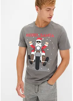 T-Shirt mit Weihnachtsmotiv aus Bio Baumwolle, bonprix