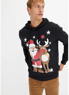 Sweatshirt mit Weihnachtsmotiv aus Bio Baumwolle, bonprix