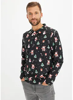 Poloshirt mit Weihnachtsmotiv, bonprix