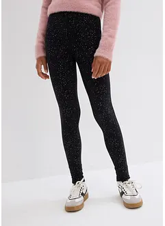 Mädchen Leggings mit Glitzereffekt, bonprix