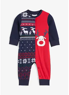 Baby Overall mit Weihnachtsmotiv, bonprix