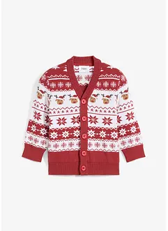 Kinder Strickjacke mit Weihnachtsmotiv, bonprix