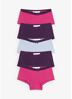 Lot de 5 shorties en coton extensible, bonprix