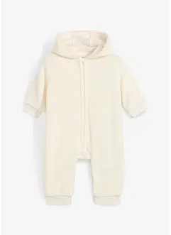 Baby Fleece-Overall mit Geweih, bonprix