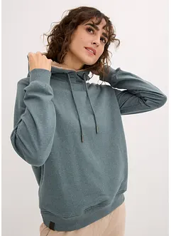 Sweat-shirt chaud à capuche avec doublure peluche, bonprix