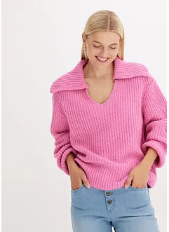 Gerippter Pullover, bonprix