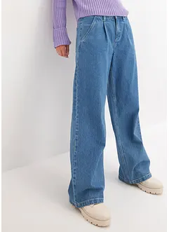 Wide-Leg-Jeans, Mid Waist, bonprix