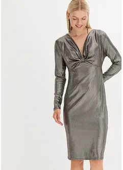 Robe en jersey brillant, bonprix