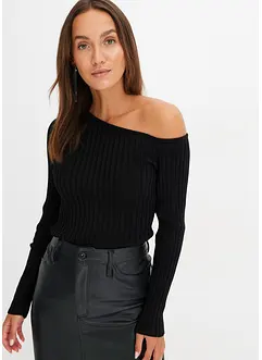 One Shoulder Rib-shirt, bonprix