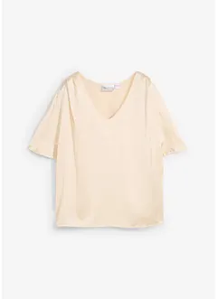 Shirt mit Satin, bonprix