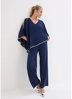 Jumpsuit mit Strasssteinen, bonprix