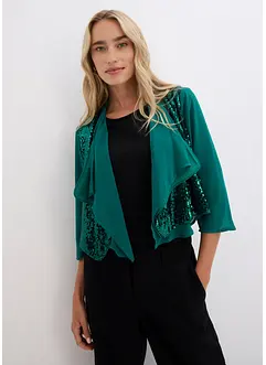 Chiffon-Bolero mit Pailetten, bonprix