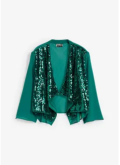 Chiffon-Bolero mit Pailetten, bonprix