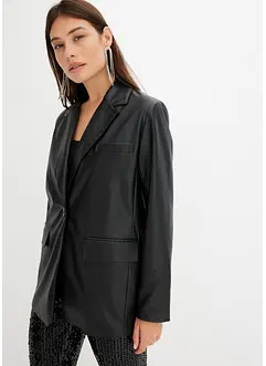 Blazer aus Lederimitat, bonprix