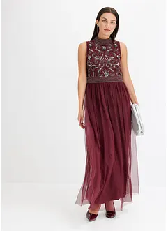 Maxikleid mit Perlenstickerei, bonprix