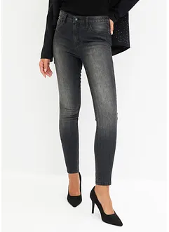 Skinny-Jeans mit Strass-Applikation, bonprix