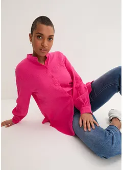 Chemisier long en gaze de coton, bonprix