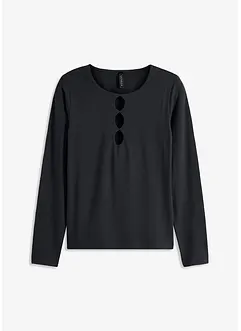 Langarmshirt mit Cut-Outs, bonprix