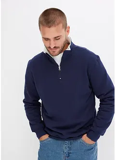 Thermo-Sweatshirt mit Troyer-Kragen, warm gefüttert, bonprix