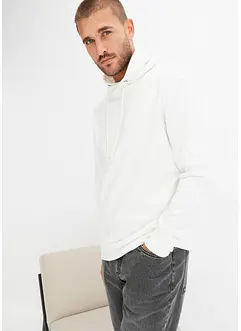 Sweat col châle 100% coton, bonprix