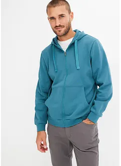 Kapuzen-Sweatjacke mit Reißverschluss, bonprix