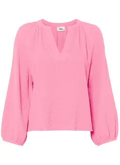 Oversize-Bluse aus Musselin, bonprix
