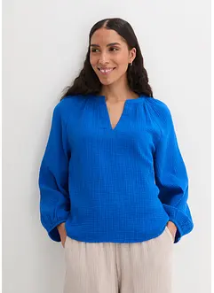 Oversize-Bluse aus Musselin, bonprix