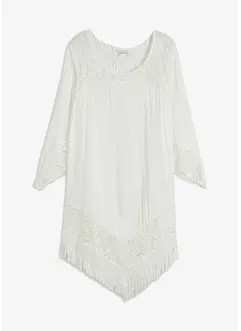 Strand Tunika mit Spitze aus Viskose, bonprix