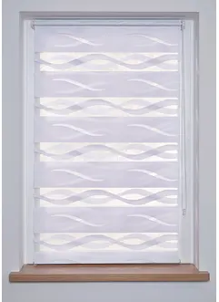 Store enrouleur double jacquard bicolore, bonprix