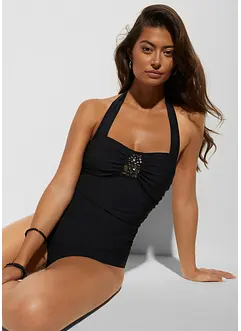 Maillot 1 pièce sculptant, maintien léger, bonprix