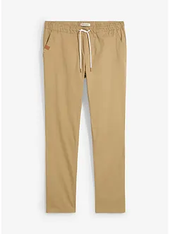 Pantalon droit stretch à taille élastiquée, Regular Fit, bonprix