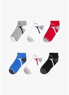 Lot de 6 paires de chaussettes de sport avec semelle doublée en éponge, bonprix