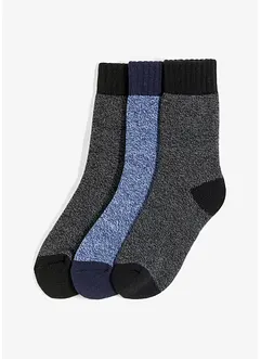 Lot de 3 paires de chaussettes thermiques avec doublure éponge, bonprix