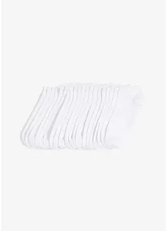 Lot de 20 paires de socquettes en coton majoritaire, bonprix