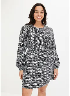 Robe en crêpe texturé, bonprix