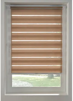 Store double sans chaînette effet lin, bonprix