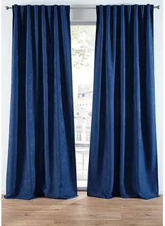 Abdunkelnde Vorhänge mit Struktur (2er Pack), bonprix