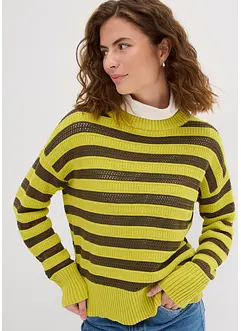 Boxy-Pullover in Ajour-Strick, bonprix