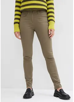 Pantalon slim taille mi-haute élastiquée, bonprix