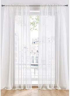 Gardinen aus leichtem Voile (2er Pack), bonprix