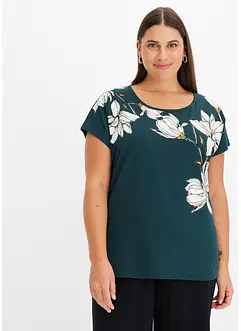 Shirt mit Blütenprint aus Bio-Baumwolle, bonprix