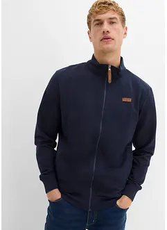 Sweat zippé avec col montant, bonprix