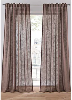 Vorhänge mit Struktur (2er Pack), bonprix