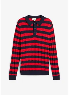 Pull à col polo, bonprix