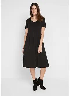 Baumwoll-Jerseykleid, Midilänge, bonprix