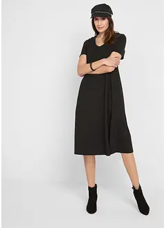 Baumwoll-Jerseykleid, Midilänge, bonprix
