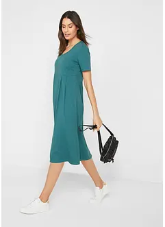 Robe en jersey de coton, longueur midi, bonprix