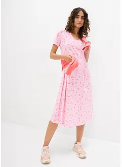 Baumwoll-Jerseykleid, Midilänge, bonprix